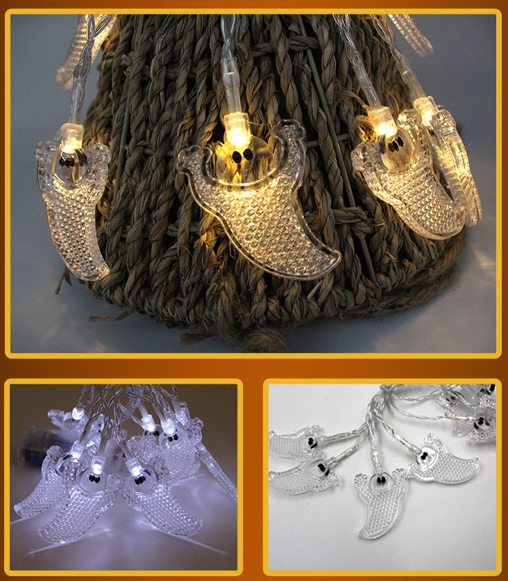 "Spooky Glow: Halloween Pumpkin LED String Lights"