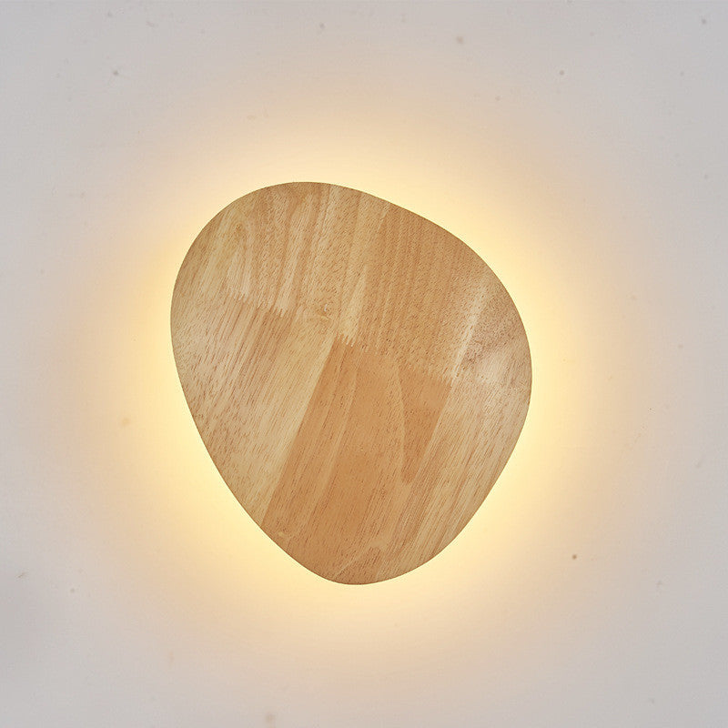 "Log Art Wall Lamp – Nature-Inspired Lighting for Your Space"