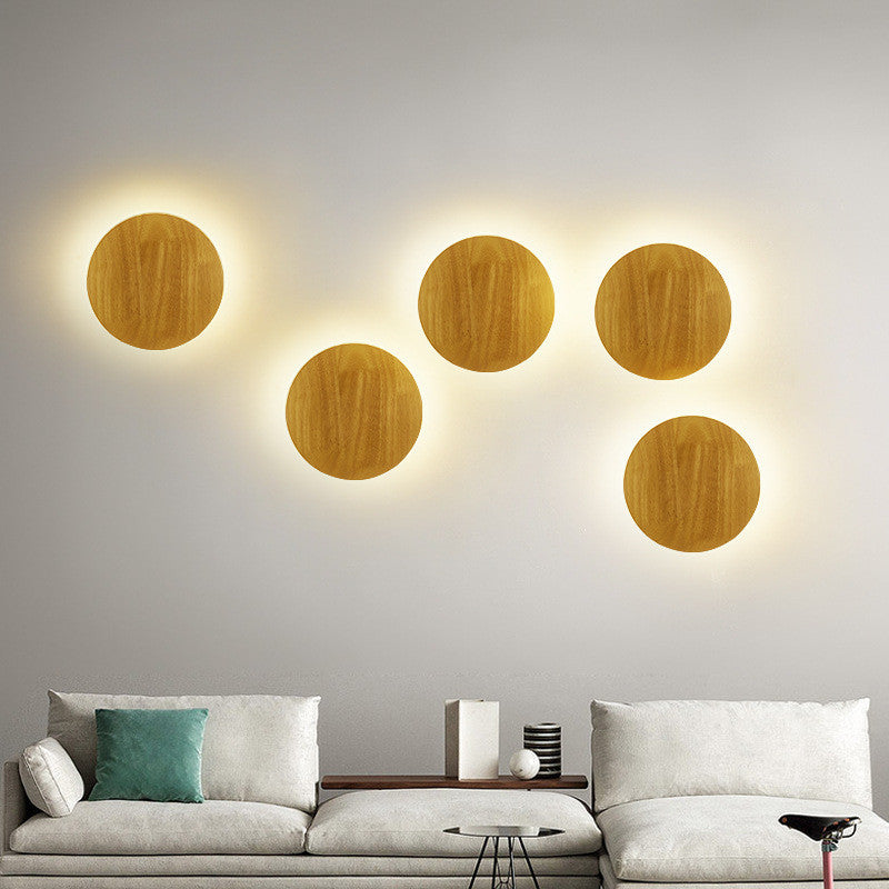 "Log Art Wall Lamp – Nature-Inspired Lighting for Your Space"