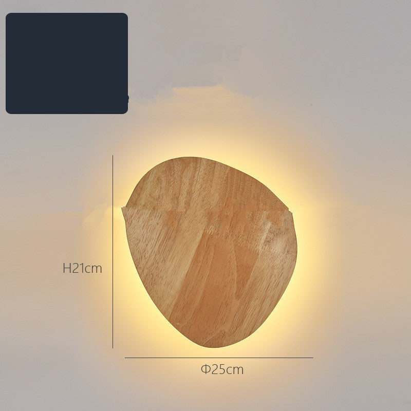 "Log Art Wall Lamp – Nature-Inspired Lighting for Your Space"