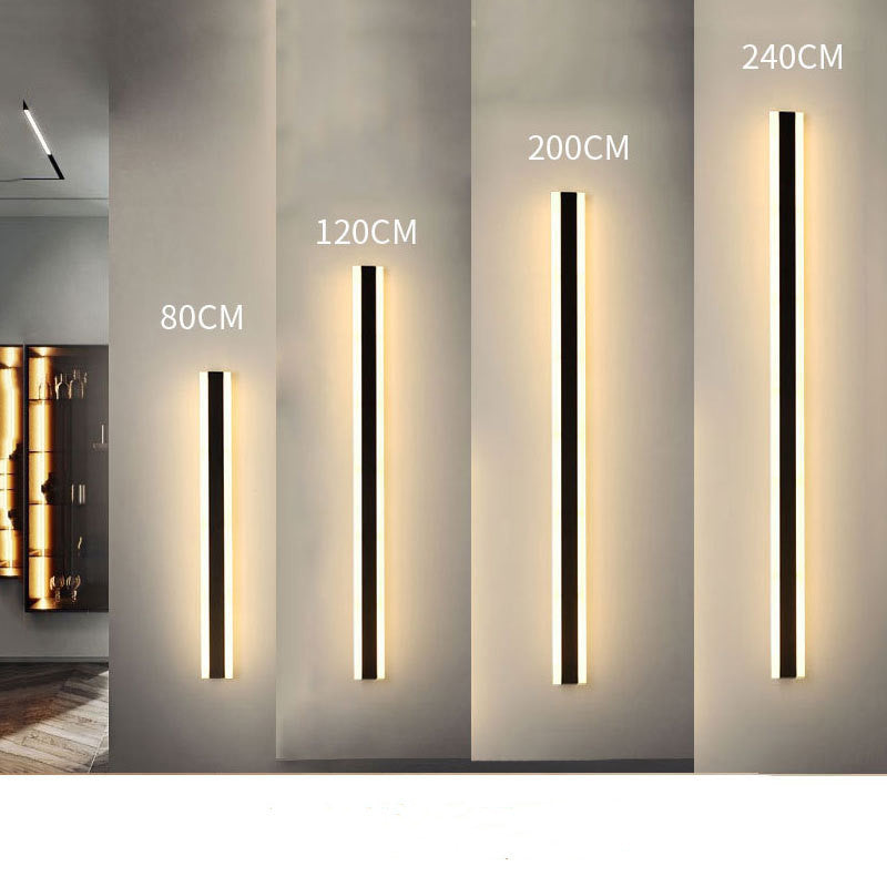 "Minimalist Long LED Wall Lamp – Sleek, Modern Lighting"