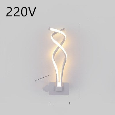 "LED Wall Lamp – Nordic Minimalist Bedroom Bedside Light"