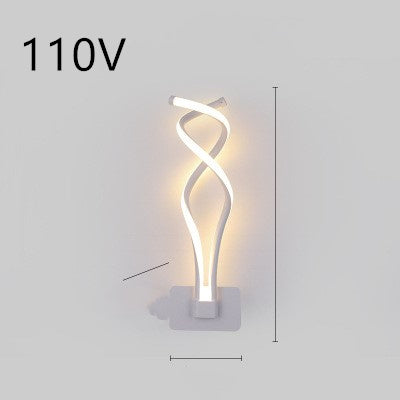 "LED Wall Lamp – Nordic Minimalist Bedroom Bedside Light"