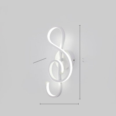 "LED Wall Lamp – Nordic Minimalist Bedroom Bedside Light"