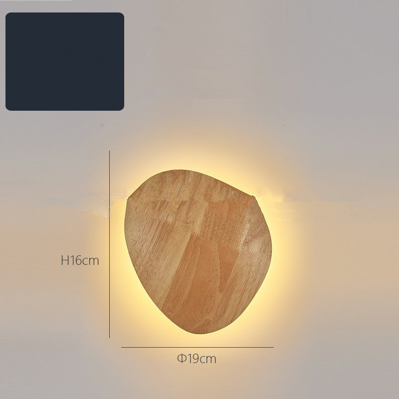 "Log Art Wall Lamp – Nature-Inspired Lighting for Your Space"