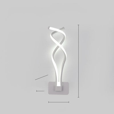 "LED Wall Lamp – Nordic Minimalist Bedroom Bedside Light"