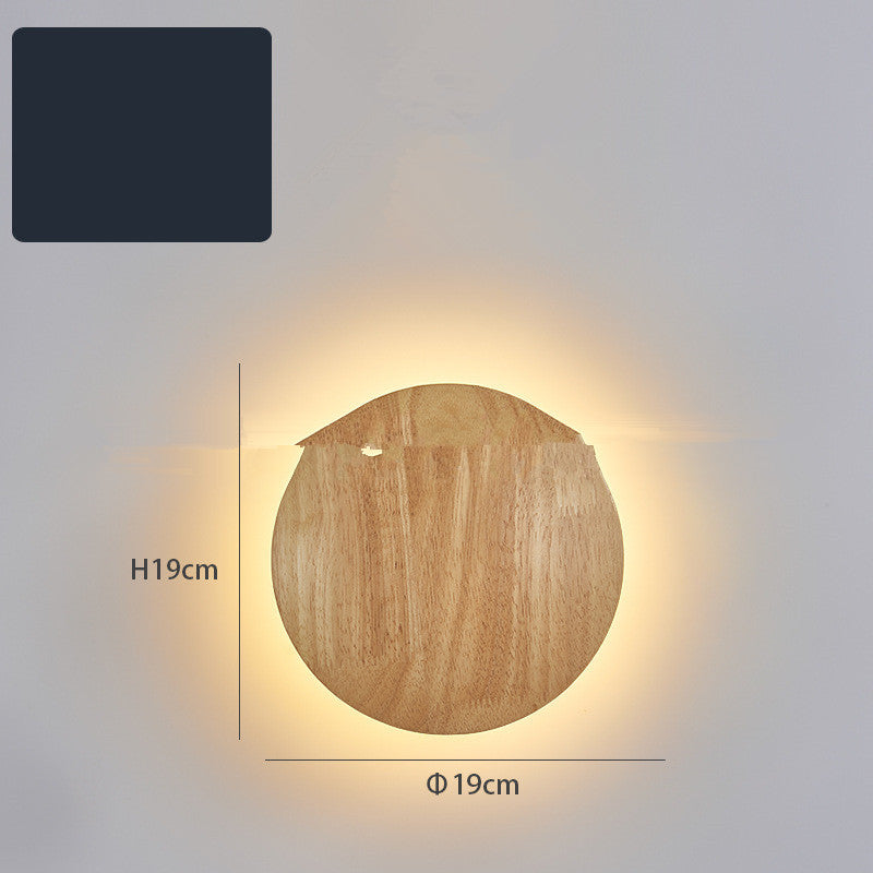 "Log Art Wall Lamp – Nature-Inspired Lighting for Your Space"