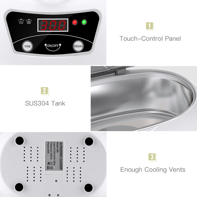 "Effortless Shine: Ultrasonic Cleaning Machine for Home"