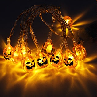 "Spooky Glow: Halloween Pumpkin LED String Lights"