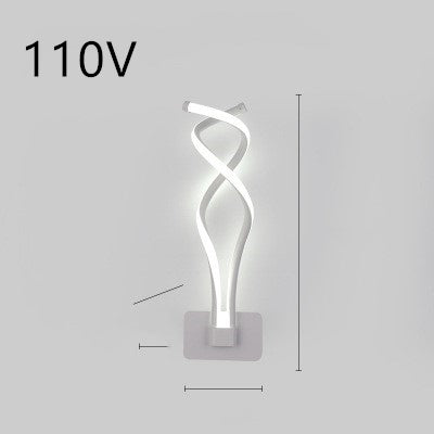 "LED Wall Lamp – Nordic Minimalist Bedroom Bedside Light"