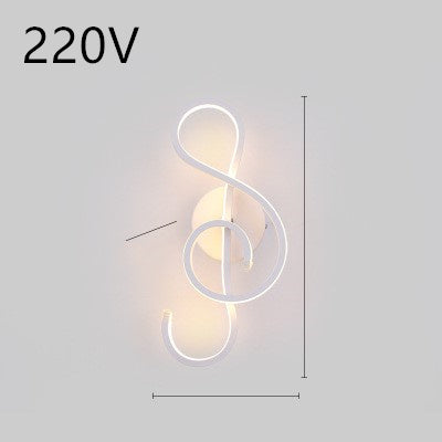 "LED Wall Lamp – Nordic Minimalist Bedroom Bedside Light"