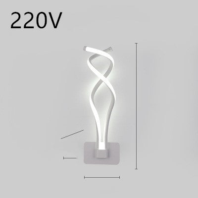 "LED Wall Lamp – Nordic Minimalist Bedroom Bedside Light"