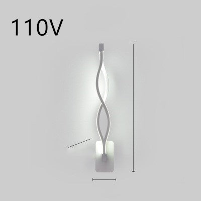 "LED Wall Lamp – Nordic Minimalist Bedroom Bedside Light"