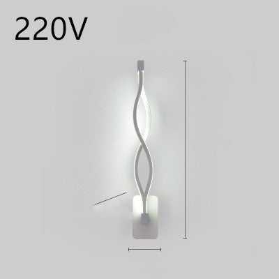 "LED Wall Lamp – Nordic Minimalist Bedroom Bedside Light"